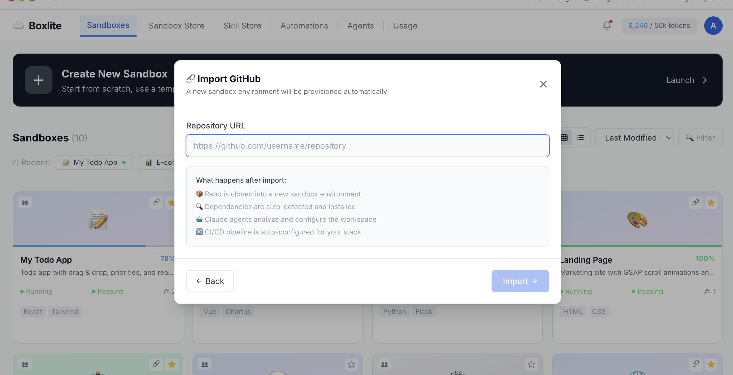Import GitHub